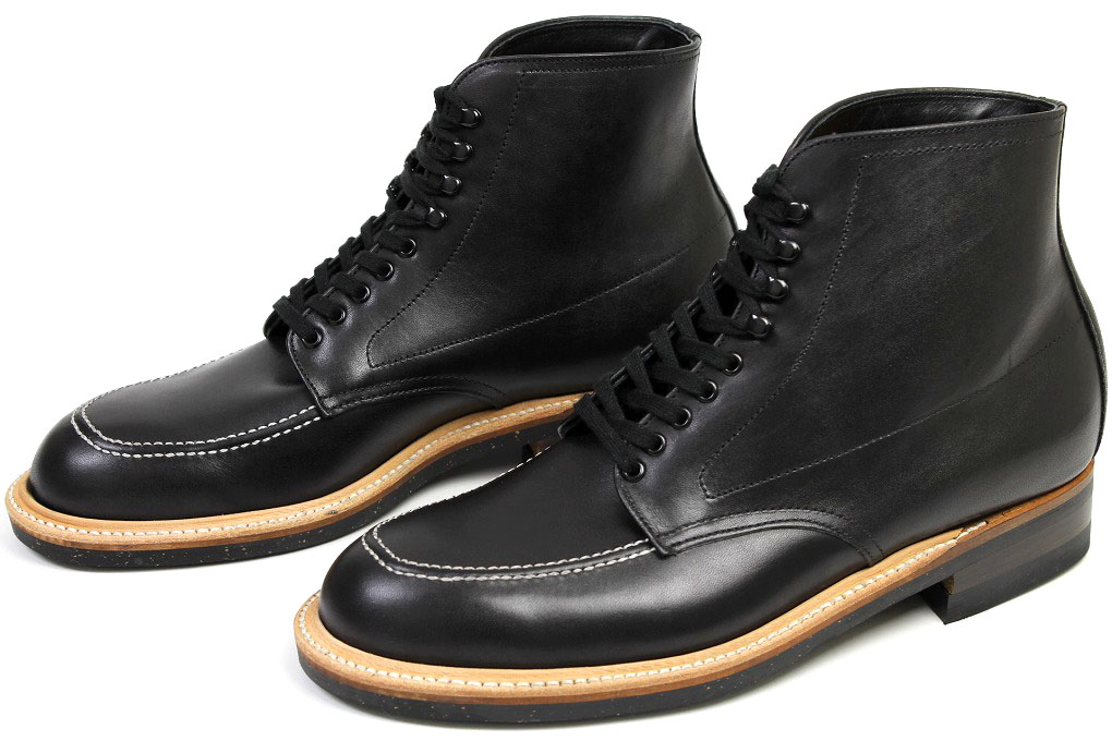 Alden オールデン 401 INDY BOOTS インディブーツ BLACK ラバーソール