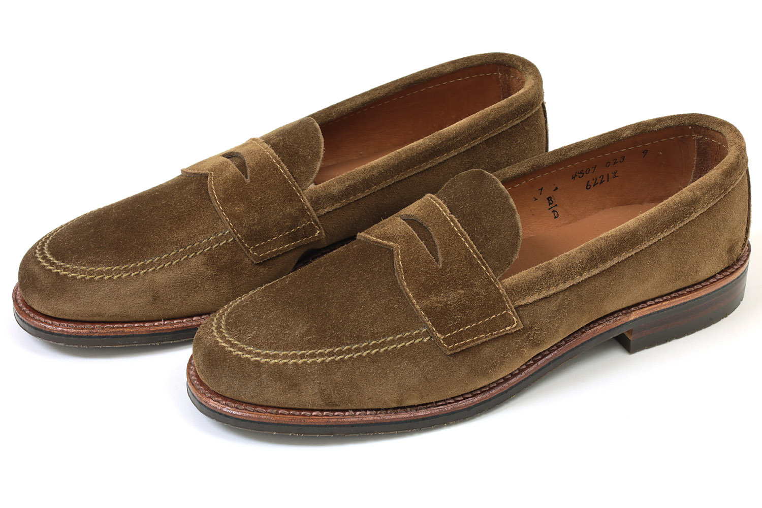 オールデン アンラインド ペニーローファー スナッフスエード ALDEN