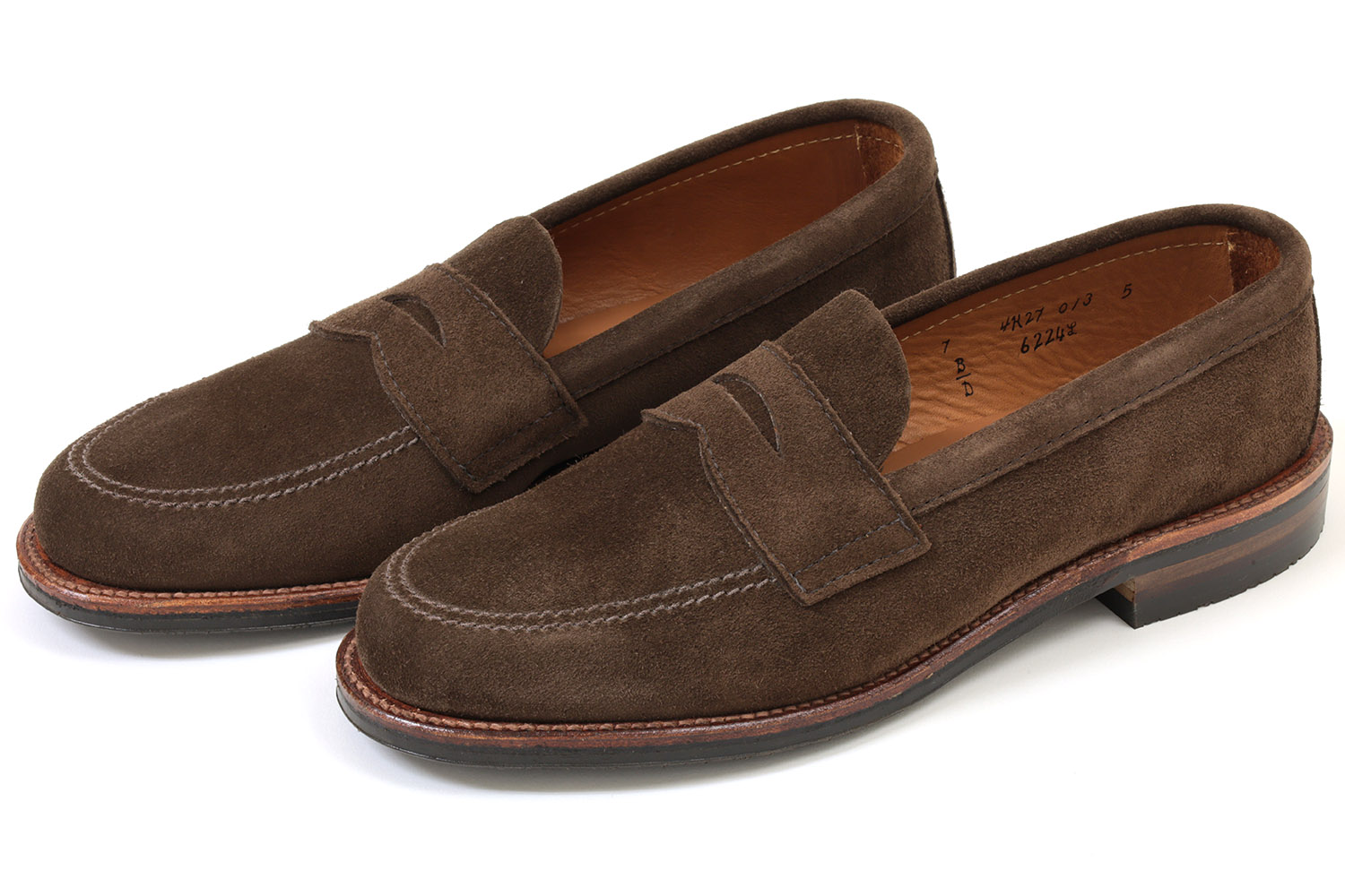 オールデン アンラインド ペニーローファー フンムススエード ALDEN