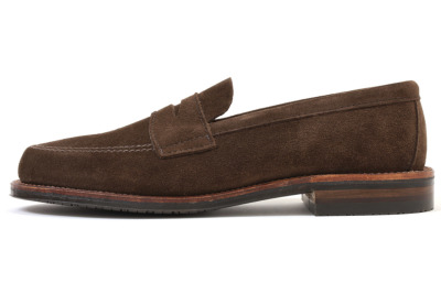 オールデン アンラインド ペニーローファー フンムススエード ALDEN